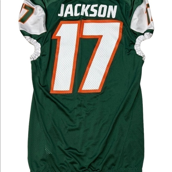 Miami Hurricanes Adidas Football Shirt Jackson 17 - Picture 7 of 9